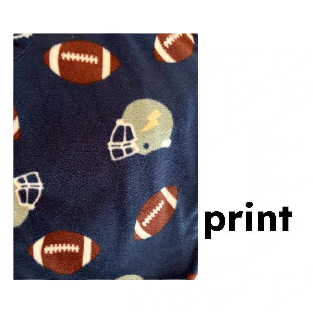 🇺🇸❄️👍GUC CARTER’s | 6m | Unisex Baby warm pyjama sleeper - Football 🏈 - Picture 5 of 12